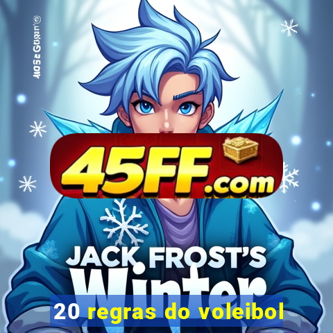 20 regras do voleibol